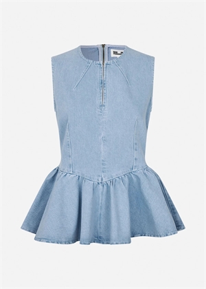 Merja top Light Denim Rinse Baum Und Pferdgarten